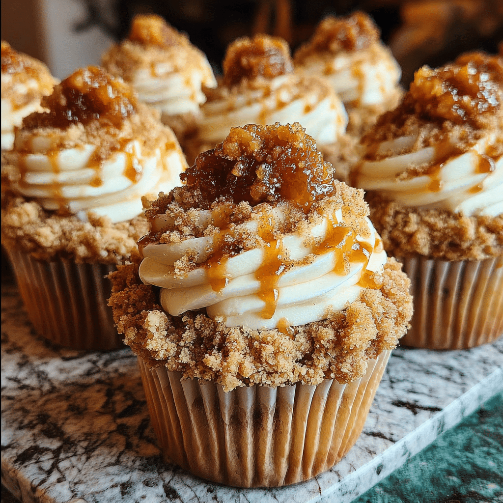 Apple Crumble Cupcakes