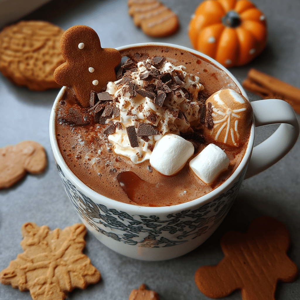 Gingerbread Hot Chocolate