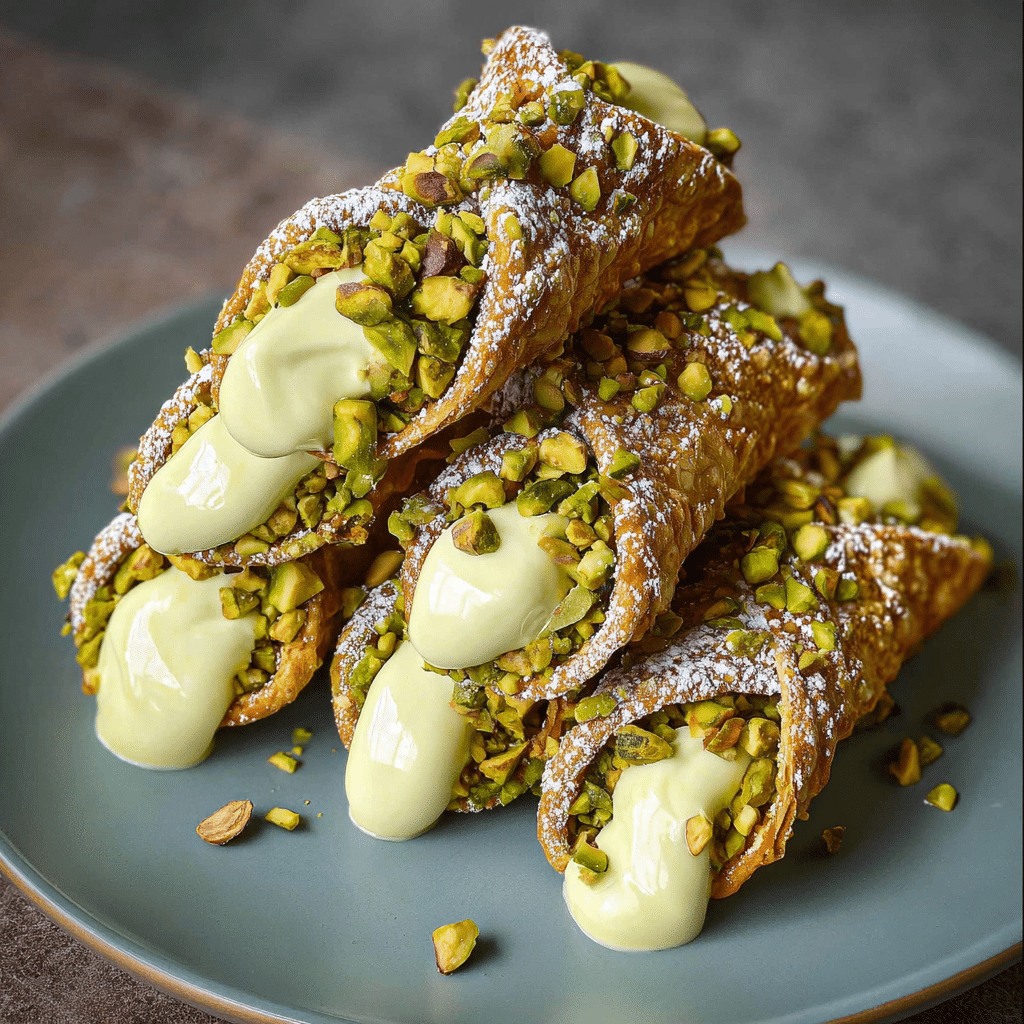 Cheat Air Fryer Pistachio Cannoli