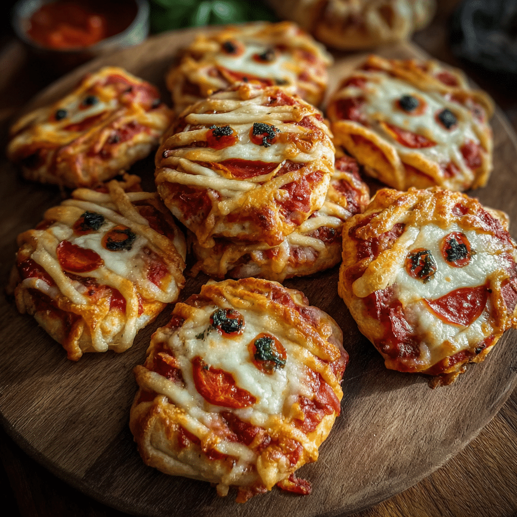 Mini Mummy Pizzas