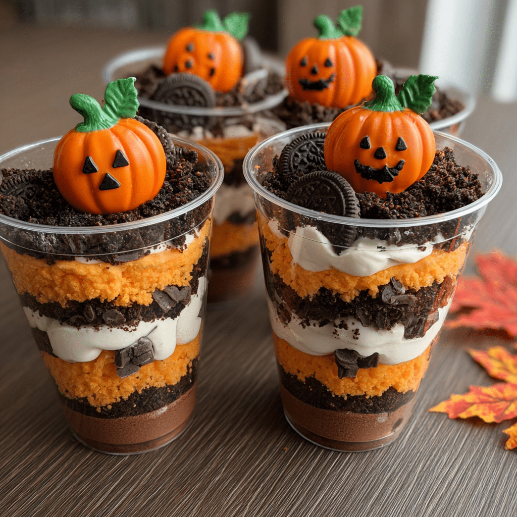 Pumpkin Patch Dirt Cups