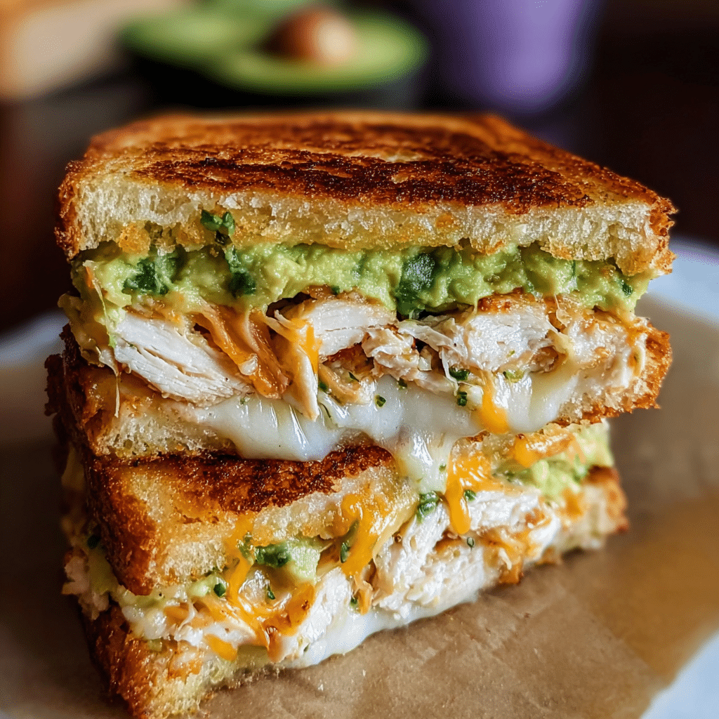 Chicken Avocado Melt Sandwich