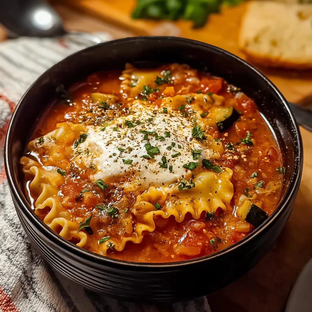 Vegetarian Lasagna Soup