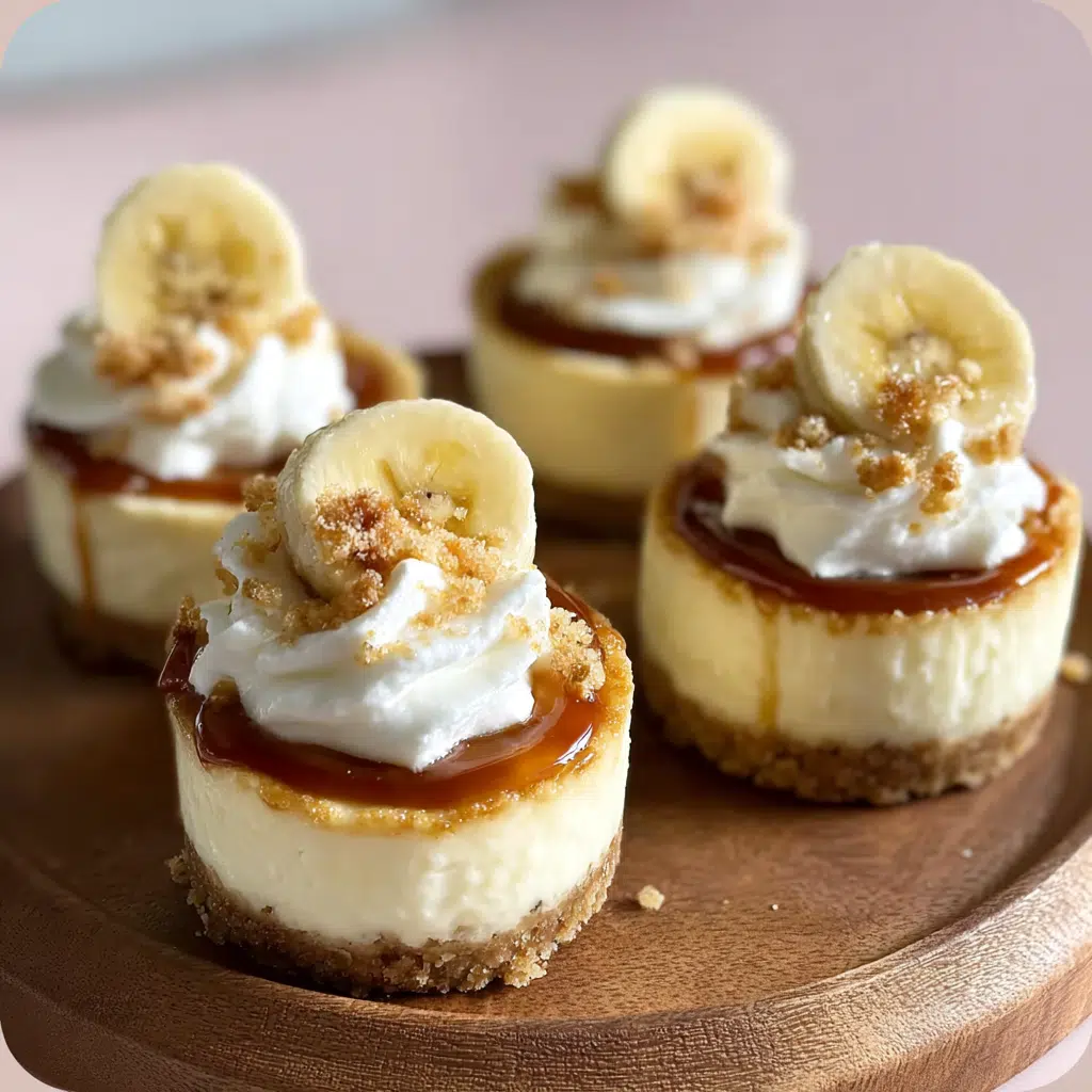 Irresistible Mini Banana Pudding Cheesecakes