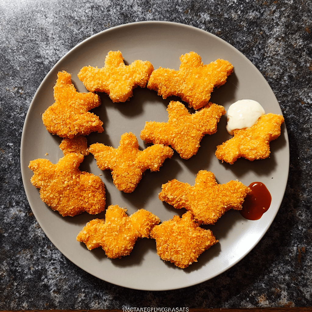 Bat-Shaped Chicken Nuggets