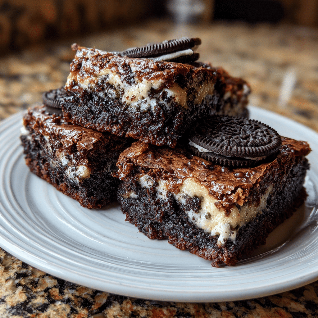Cookies Cream Brownies