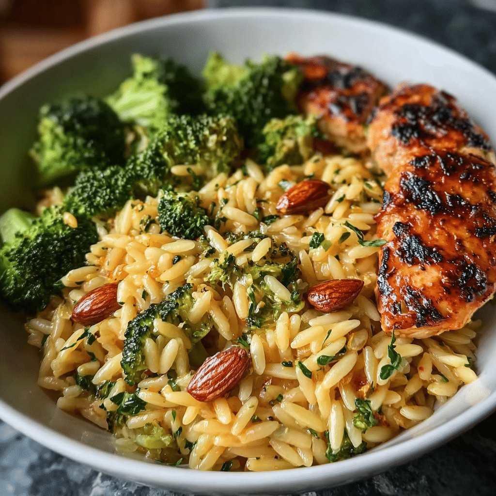 Easy & Healthy Orzo Chicken Dinner