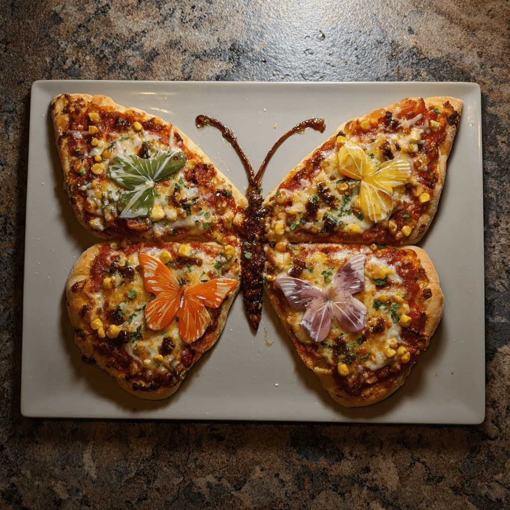 Homemade Butterfly Pizza
