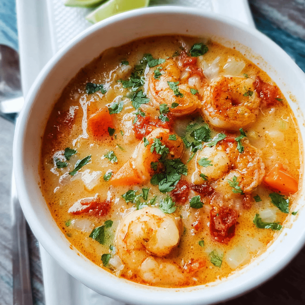 Coconut Soup and Shrimp