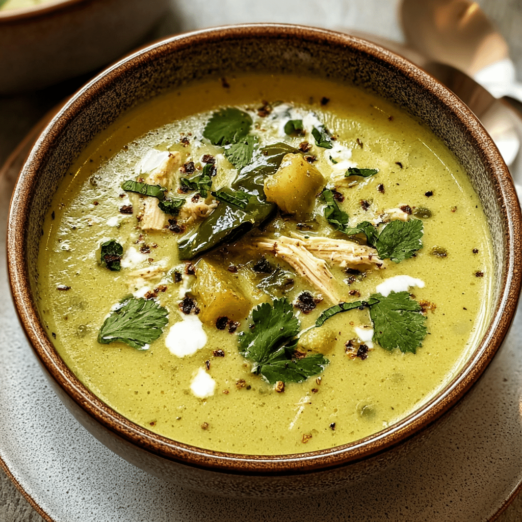 Cozy Roasted Poblano Soup – A Comforting, Flavor-Packed Recipe You’ll Love