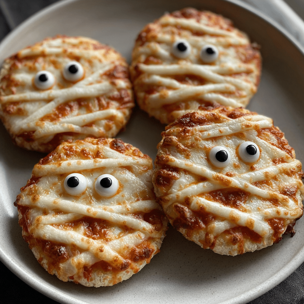 Mini Mummy Pizzas