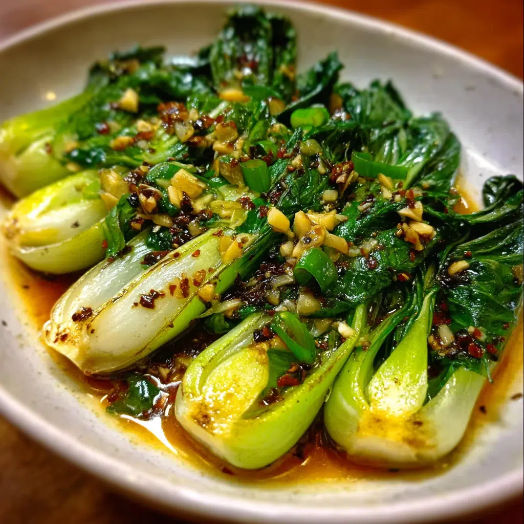 Quick Bok Choy with Garlic and Ginger