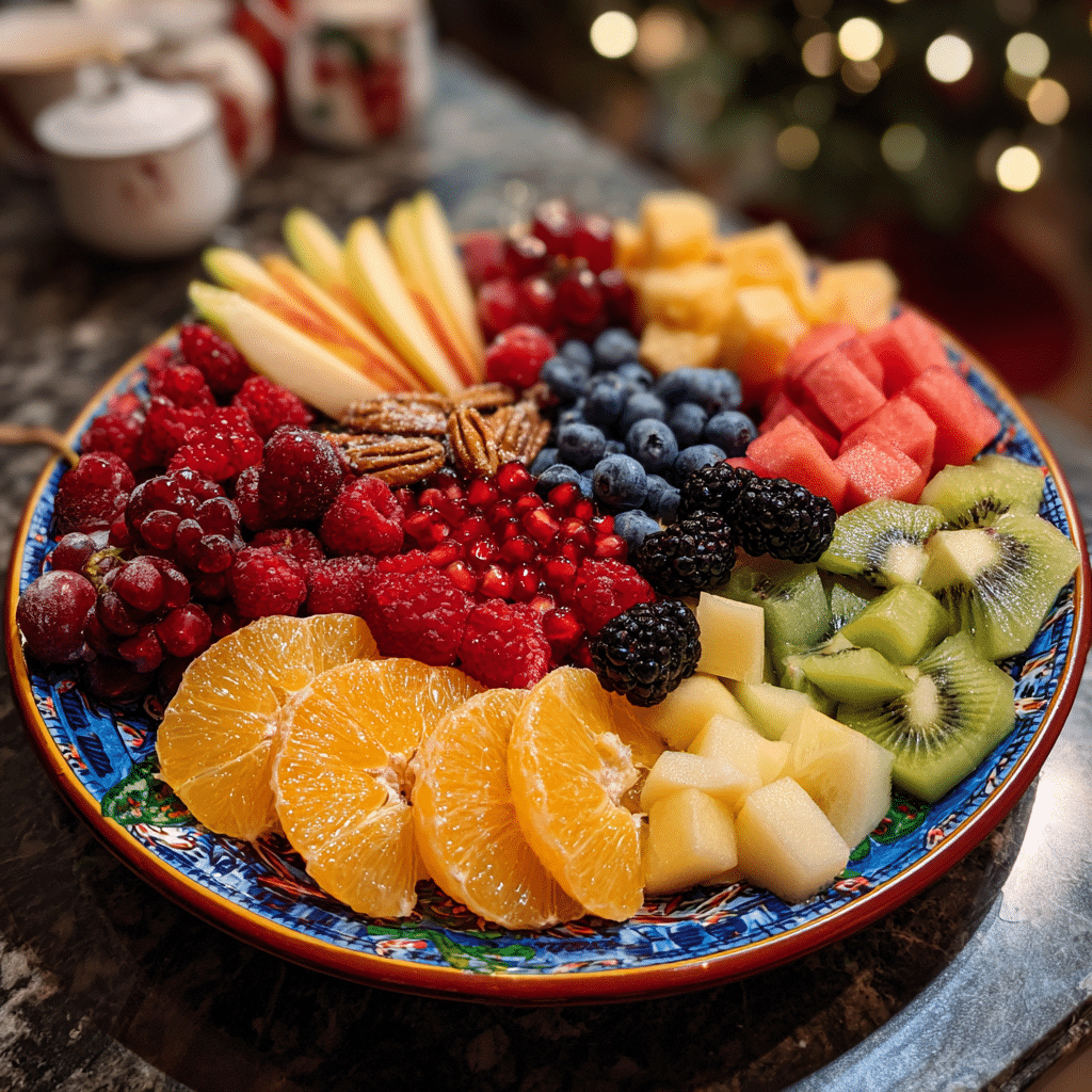 Christmas Fruit Tray