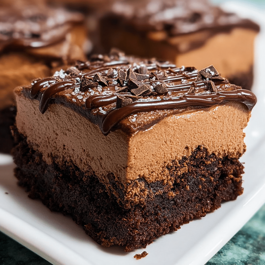 Chocolate Mousse Brownies