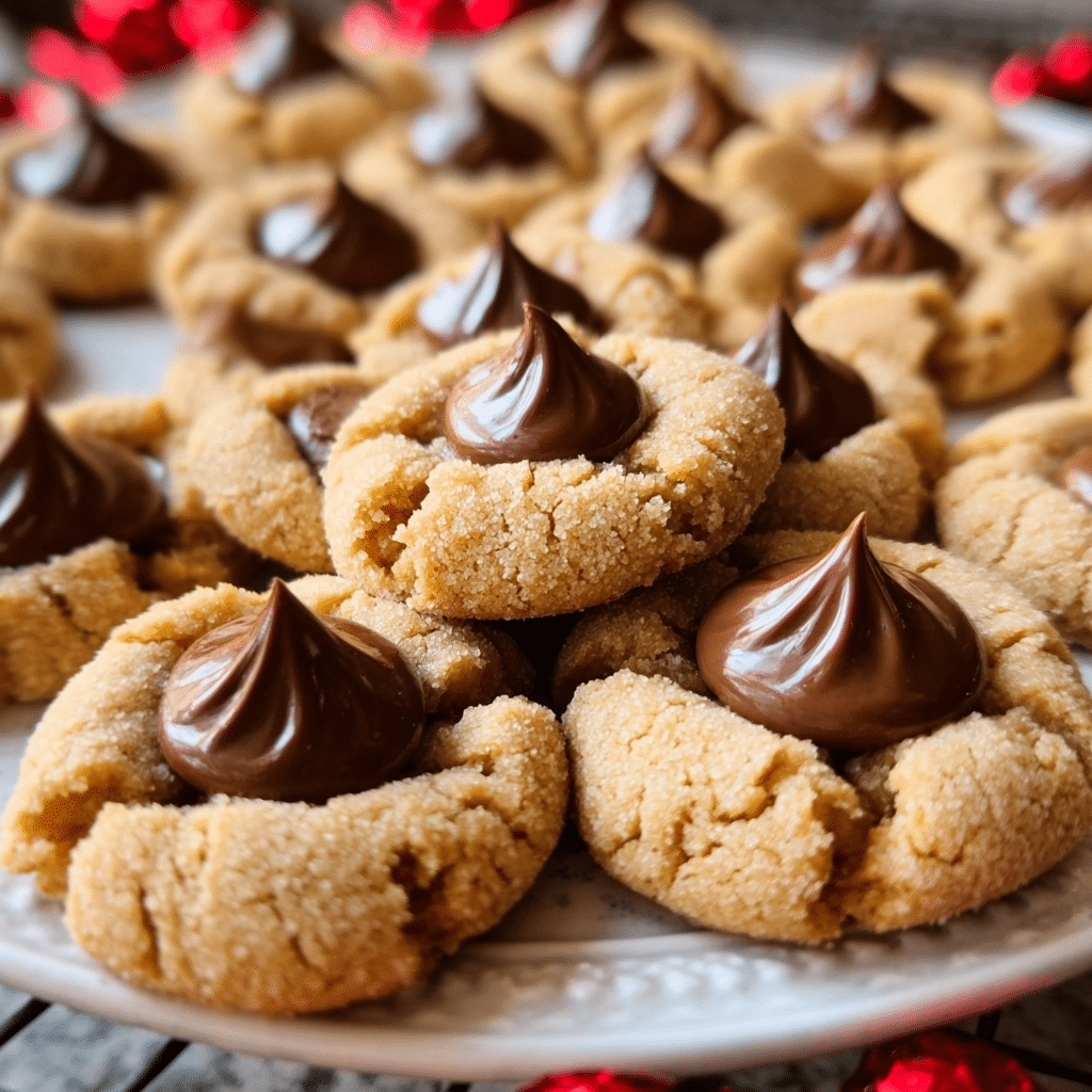 Peanut Butter Blossom Cookies