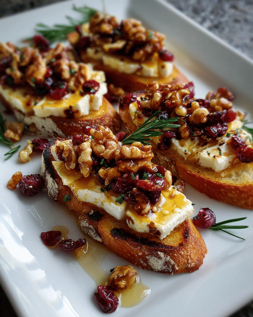 Warm Brie & Cranberry Crostini: 5 Irresistible Bites!