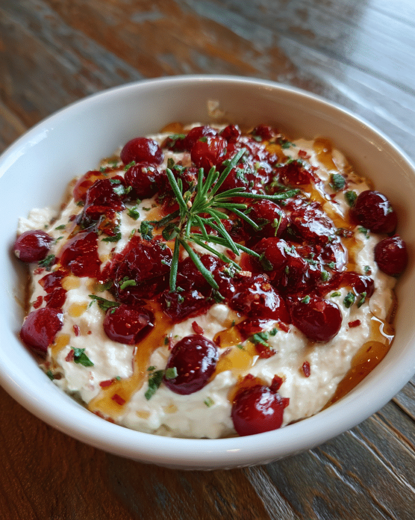Cranberry Whipped Feta Dip: Your Holiday Appetizer Hero