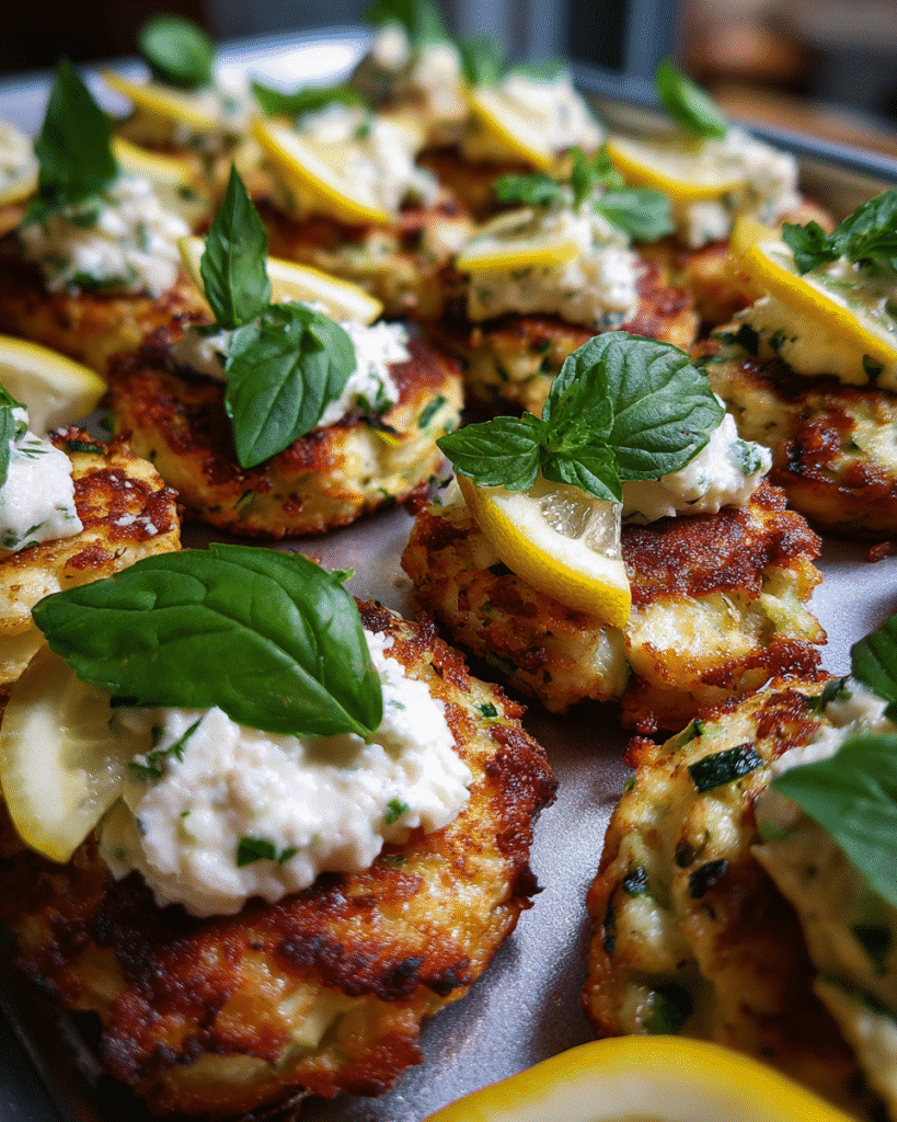 Zucchini and Lemon Ricotta Bites: Mouthwatering Appetizer Magic!