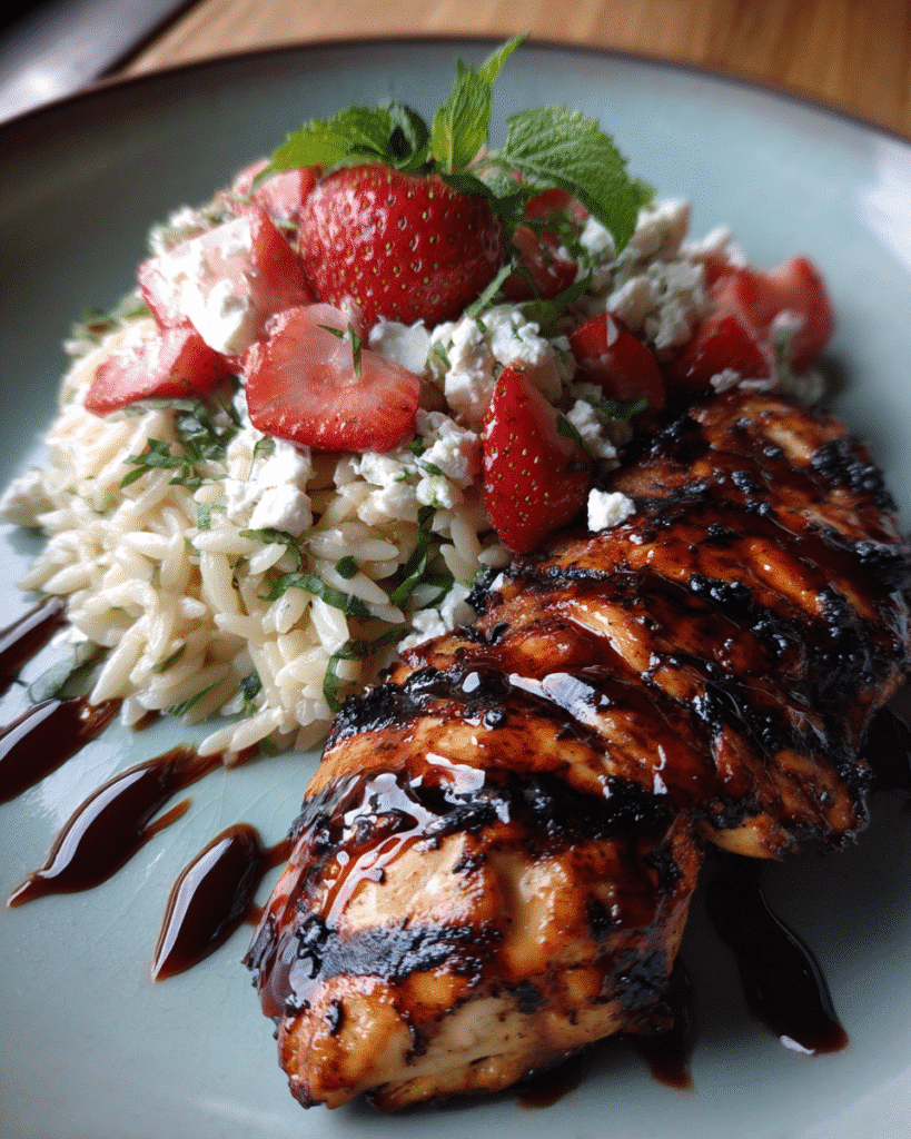 Grilled Chicken with Strawberry Glaze: A Summer Flavor Explosion