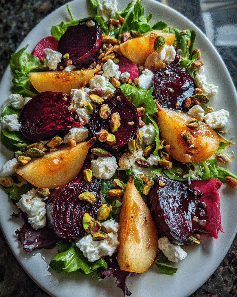Roasted Beet Pear Salad: How to Make a Gourmet Veggie Delight