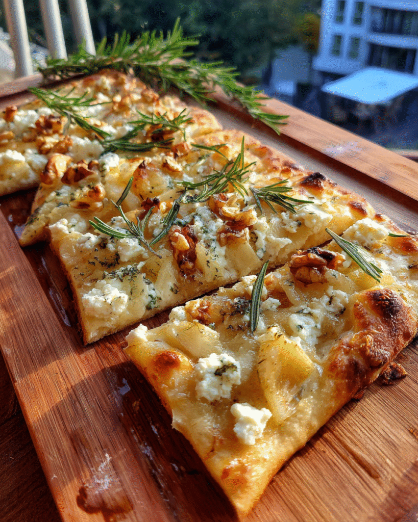 How to Make Apple Feta & Walnut Flatbread Like a Pro
