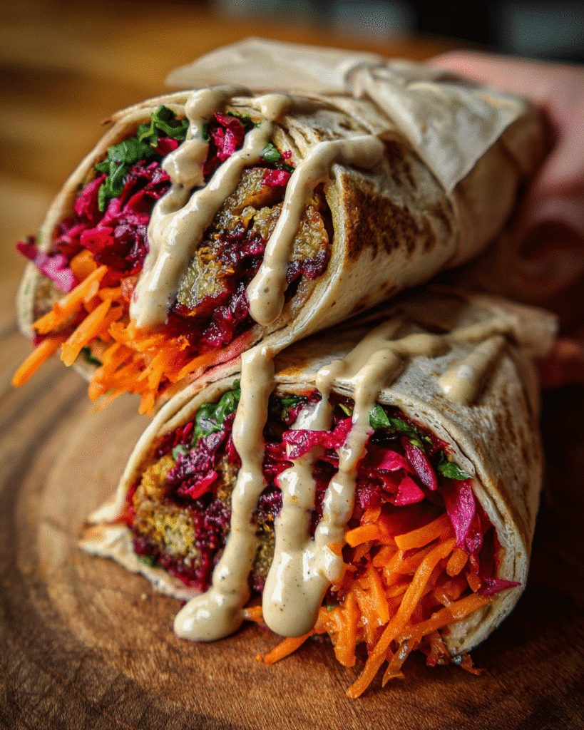 Roasted Beet and Chickpea Wraps: Your Ultimate Veggie Lunch