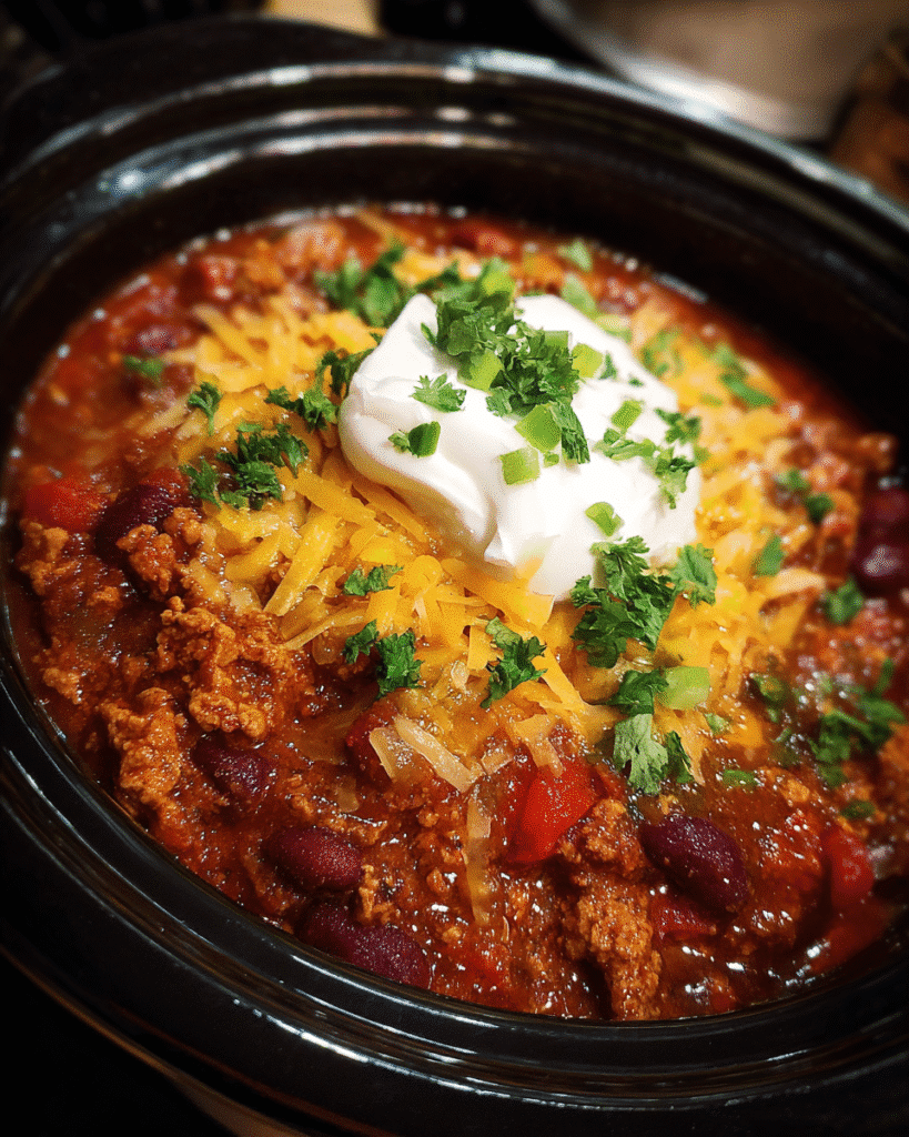 Healthy Crockpot Turkey Chili Recipe: Cozy Comfort in One Pot!