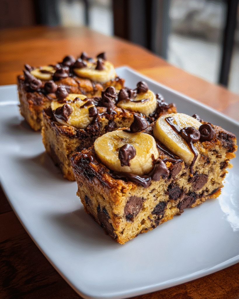 Banana Chocolate Chip Bars: Heavenly Treats in Minutes!