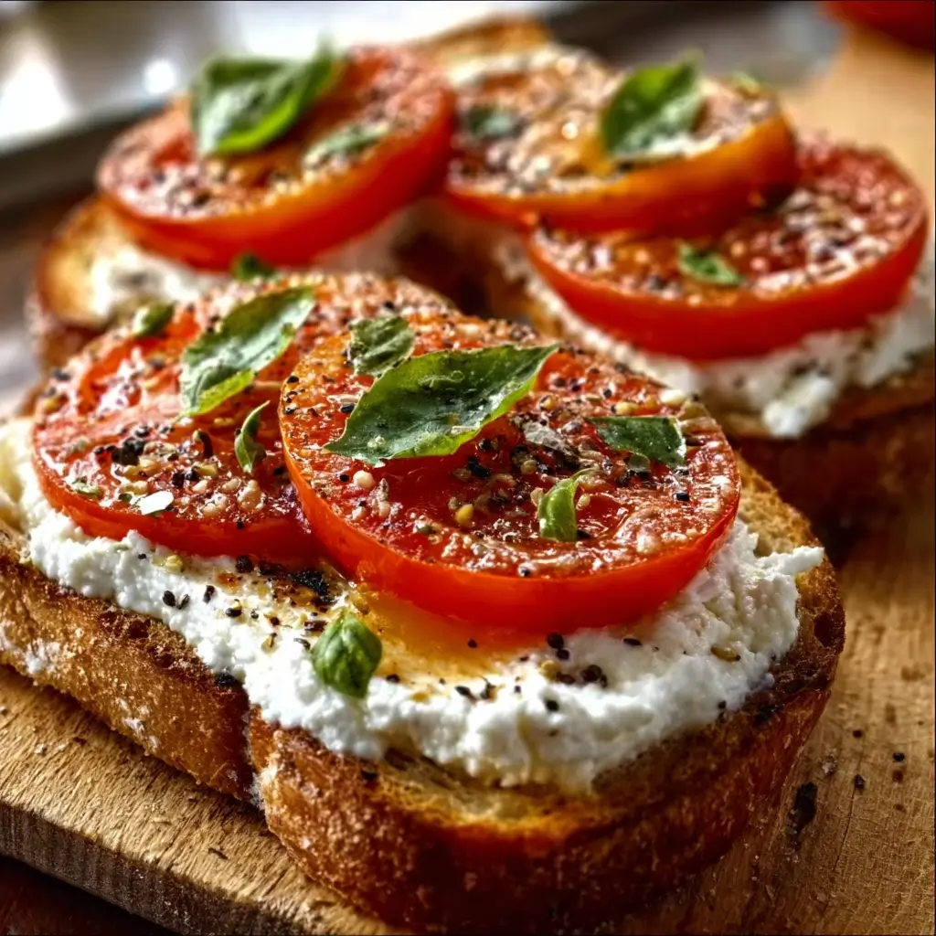 Tomato Ricotta Toast