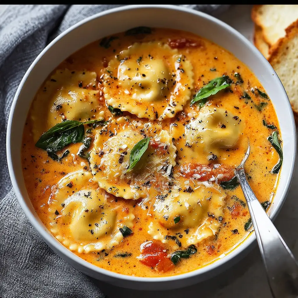 Creamy Ravioli Soup Recipe