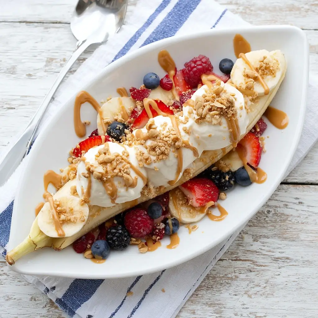Breakfast Banana Split