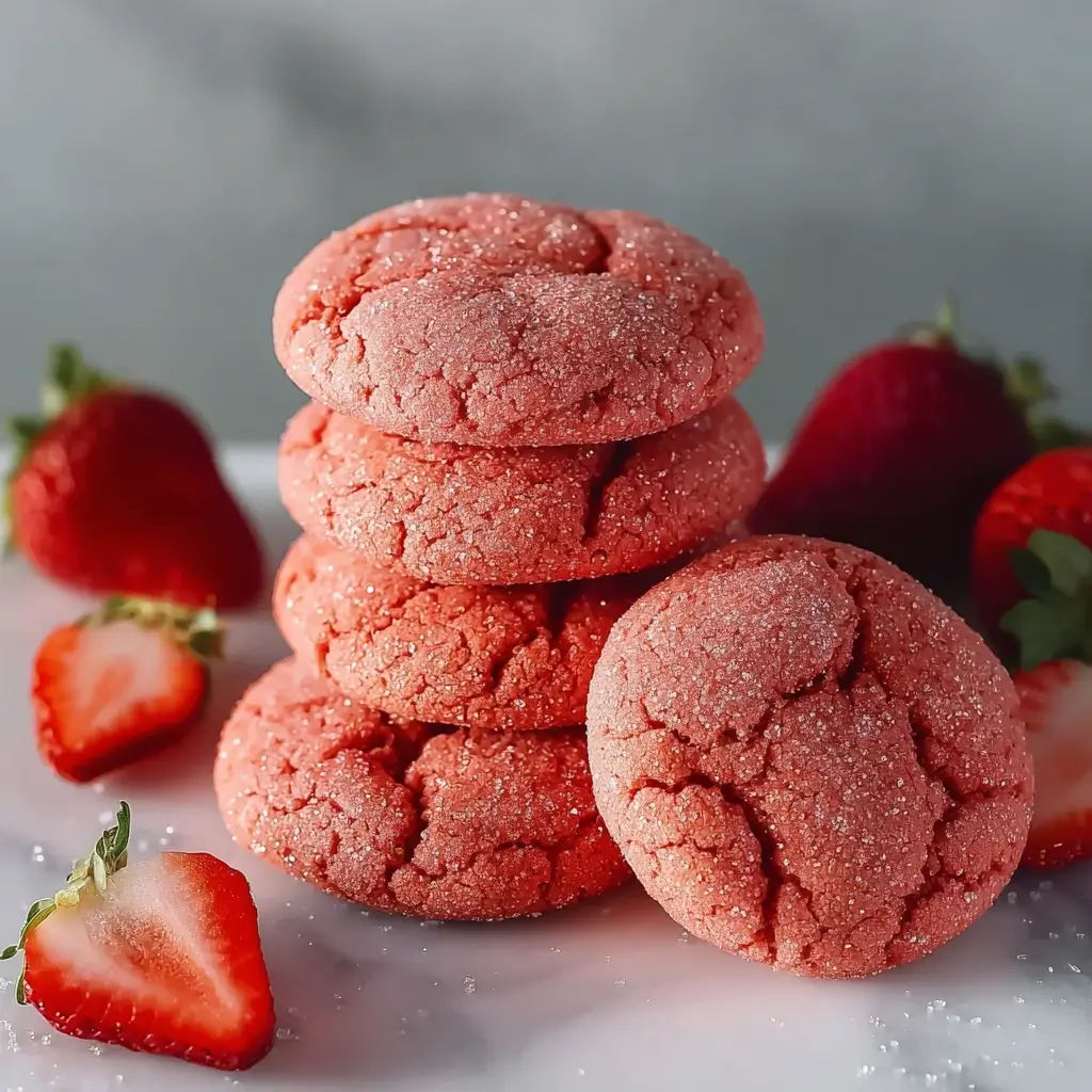 Strawberry Sugar Cookies