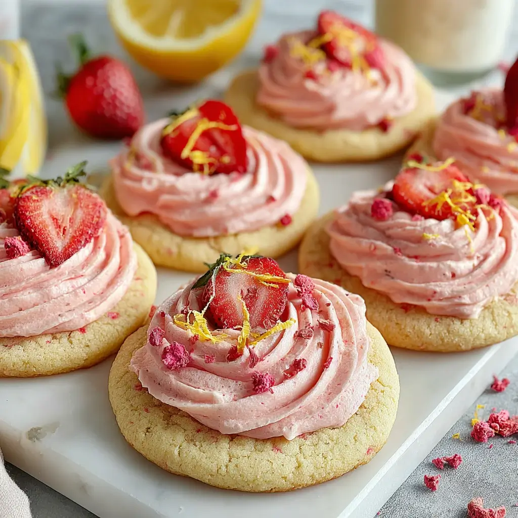 Strawberry Lemonade Cookies Recipe