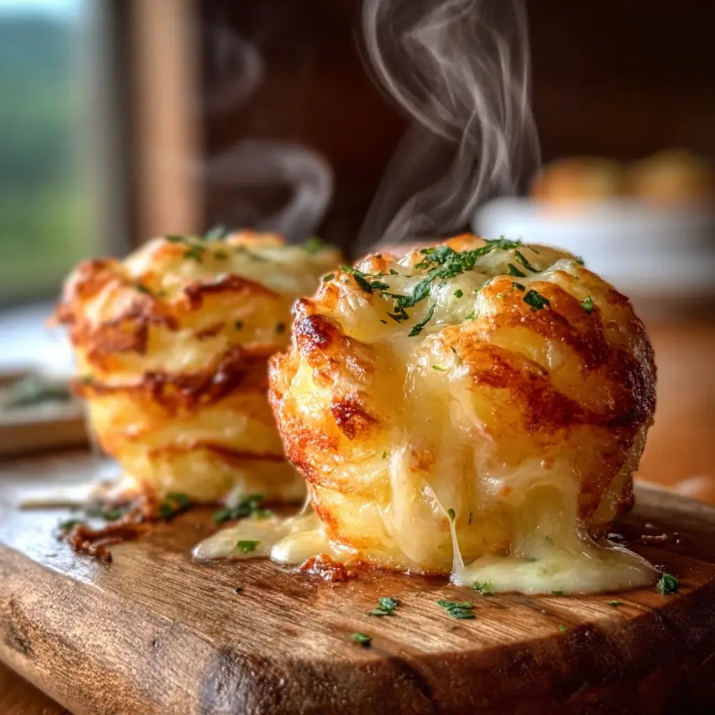 Cheesy Mashed Potato Puffs