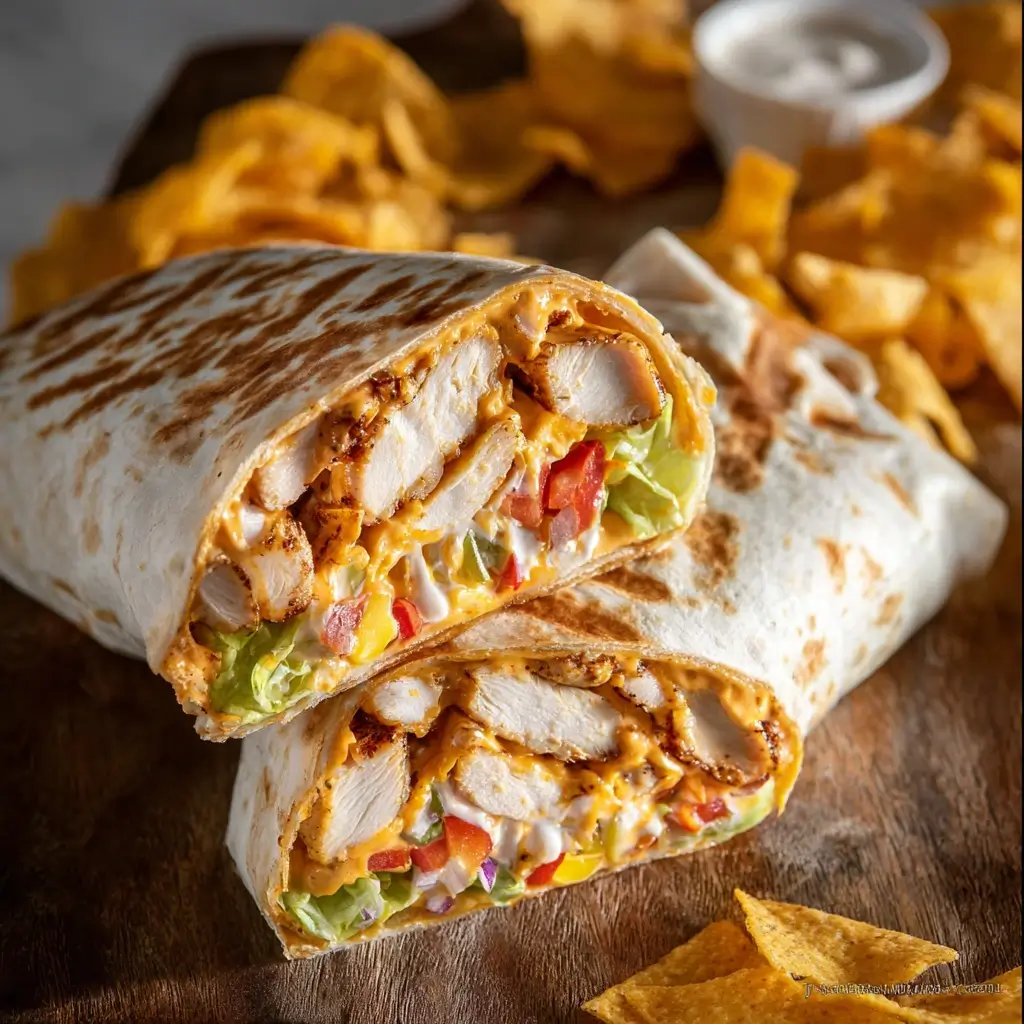 Chipotle Ranch Grilled Chicken Burrito