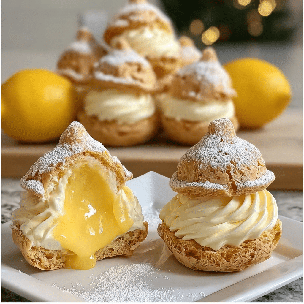 Lemon Cream Puffs
