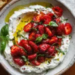 Whipped Feta with Roasted Strawberries
