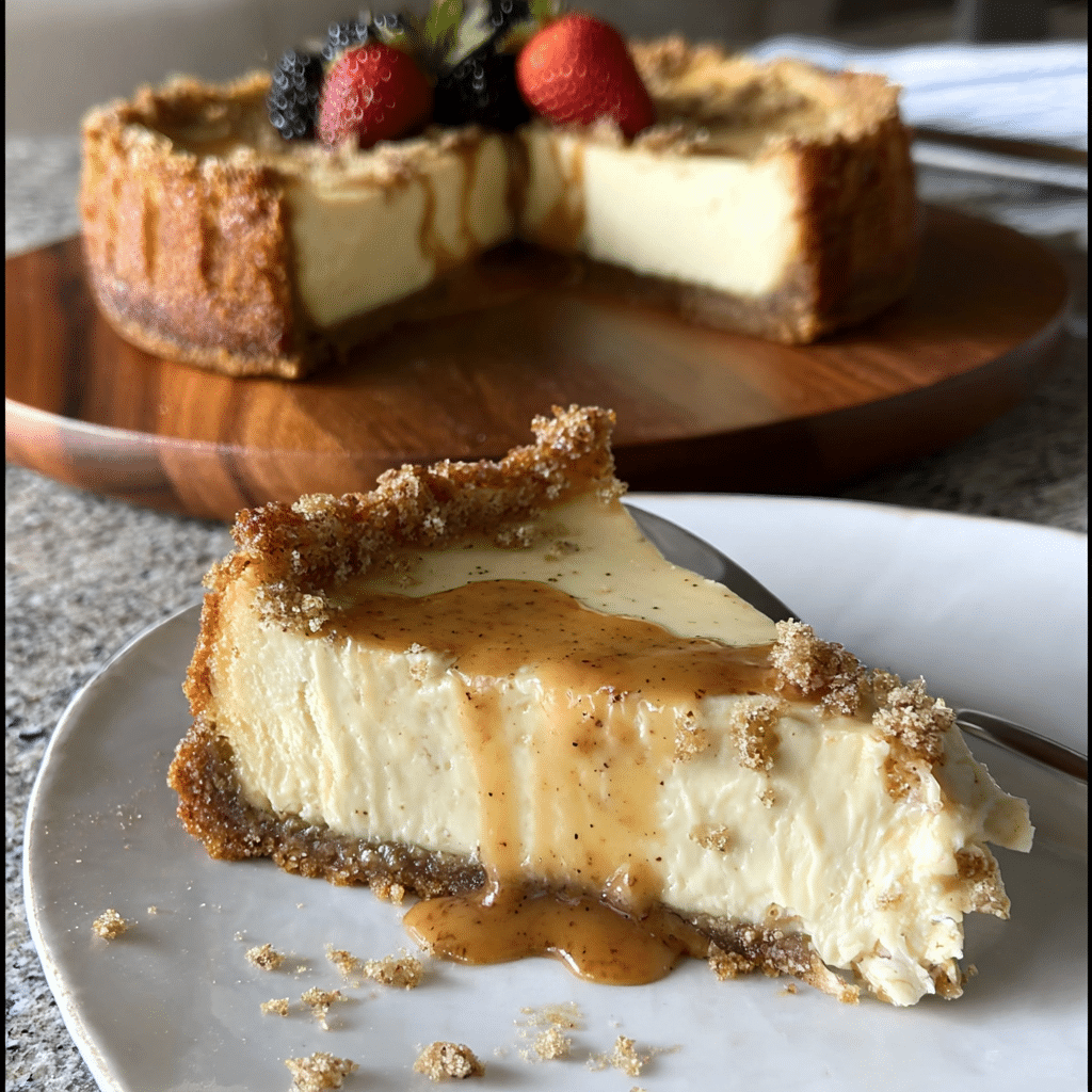 Vanilla Bean Brown Butter Cheesecake