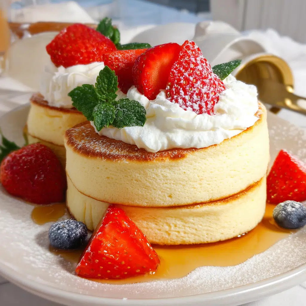 Fluffy Japanese Soufflé Pancakes