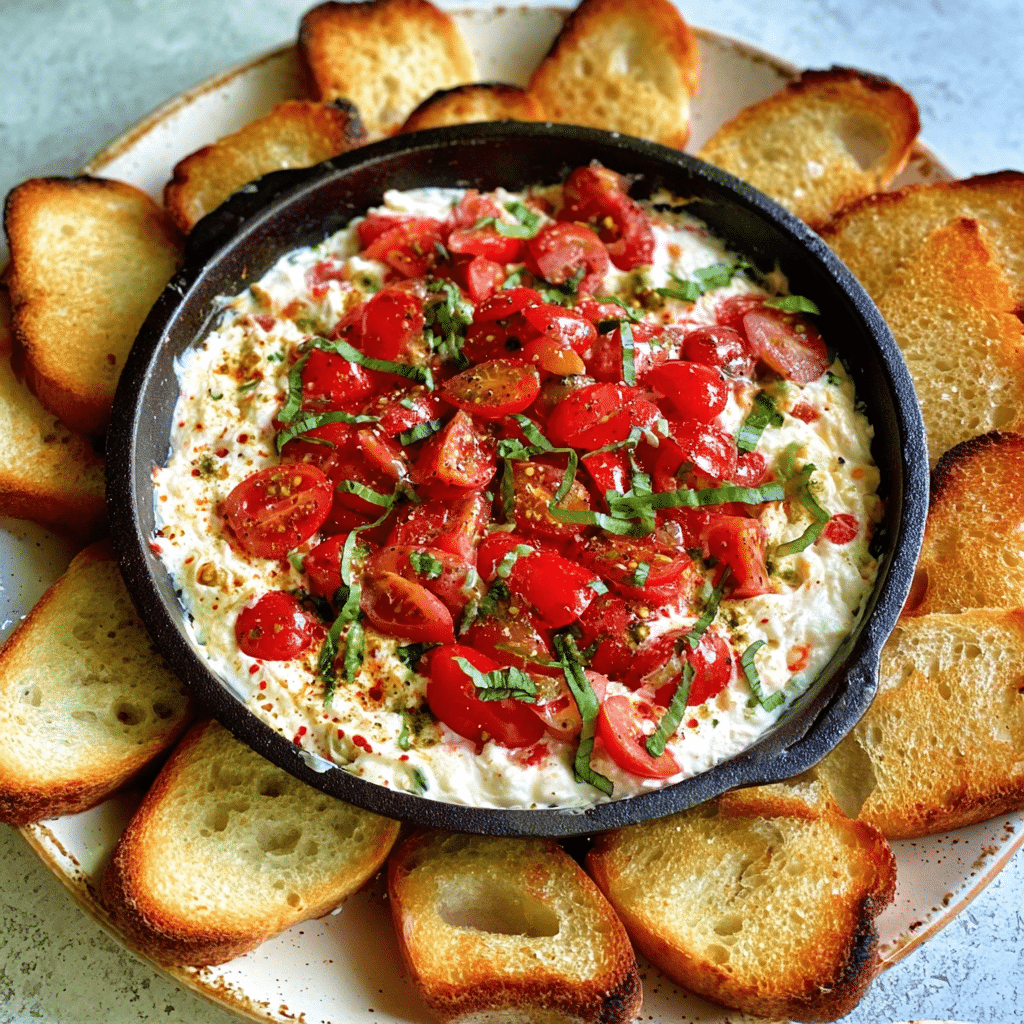 Creamy Bruschetta Dip Recipe
