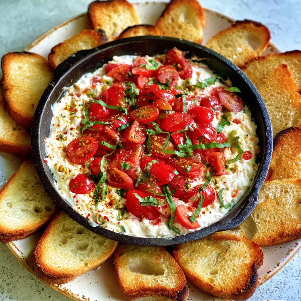 Creamy Bruschetta Dip Recipe