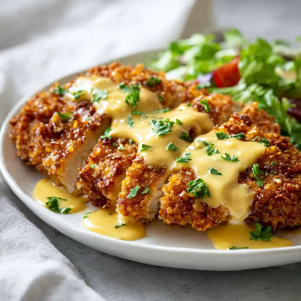 Pretzel Crusted Chicken