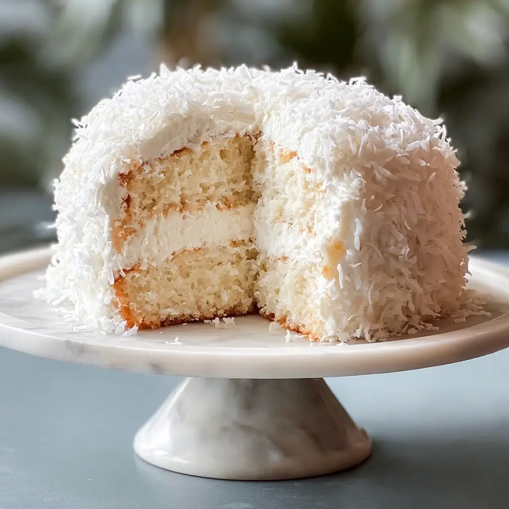Coconut Cloud Cake