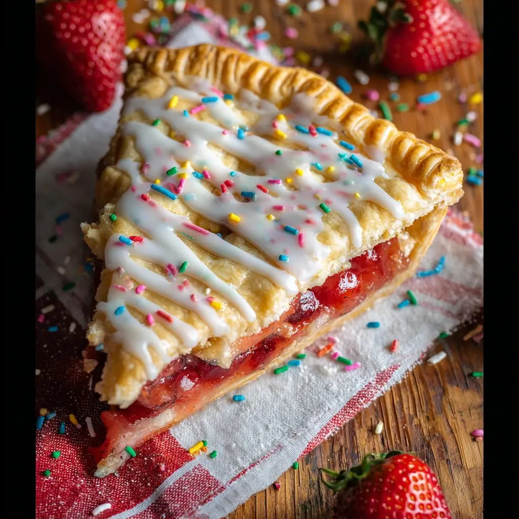 Strawberry Pop-Tart Pie