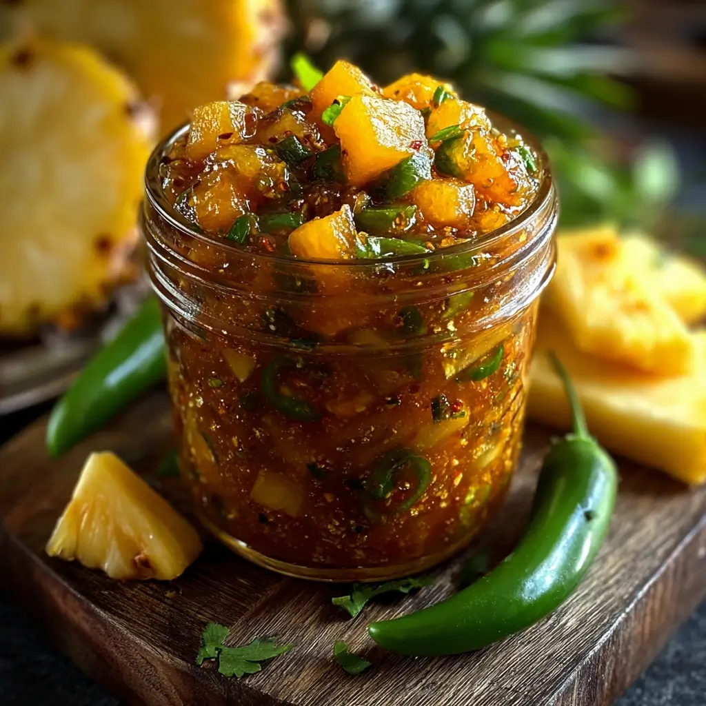 Spicy Pineapple Jalapeño Chutney