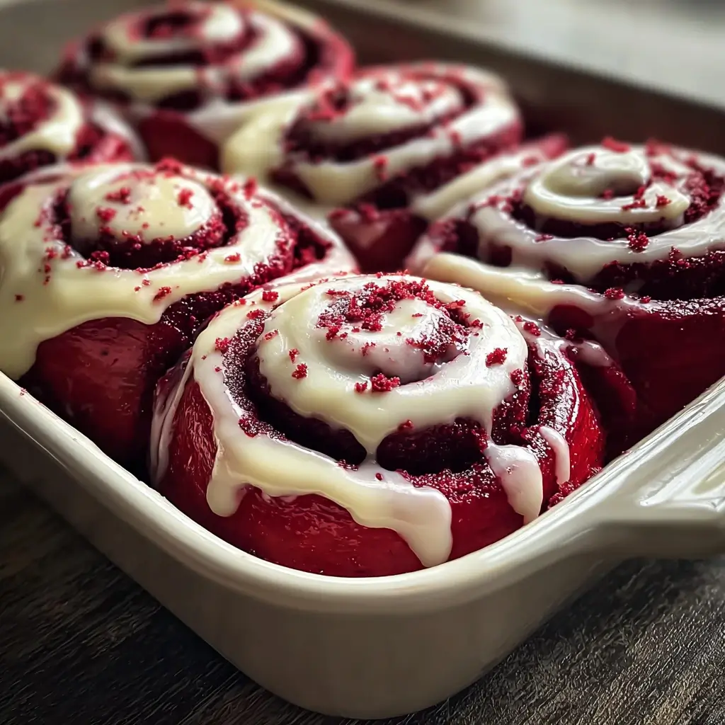 Red Velvet Cinnamon Rolls