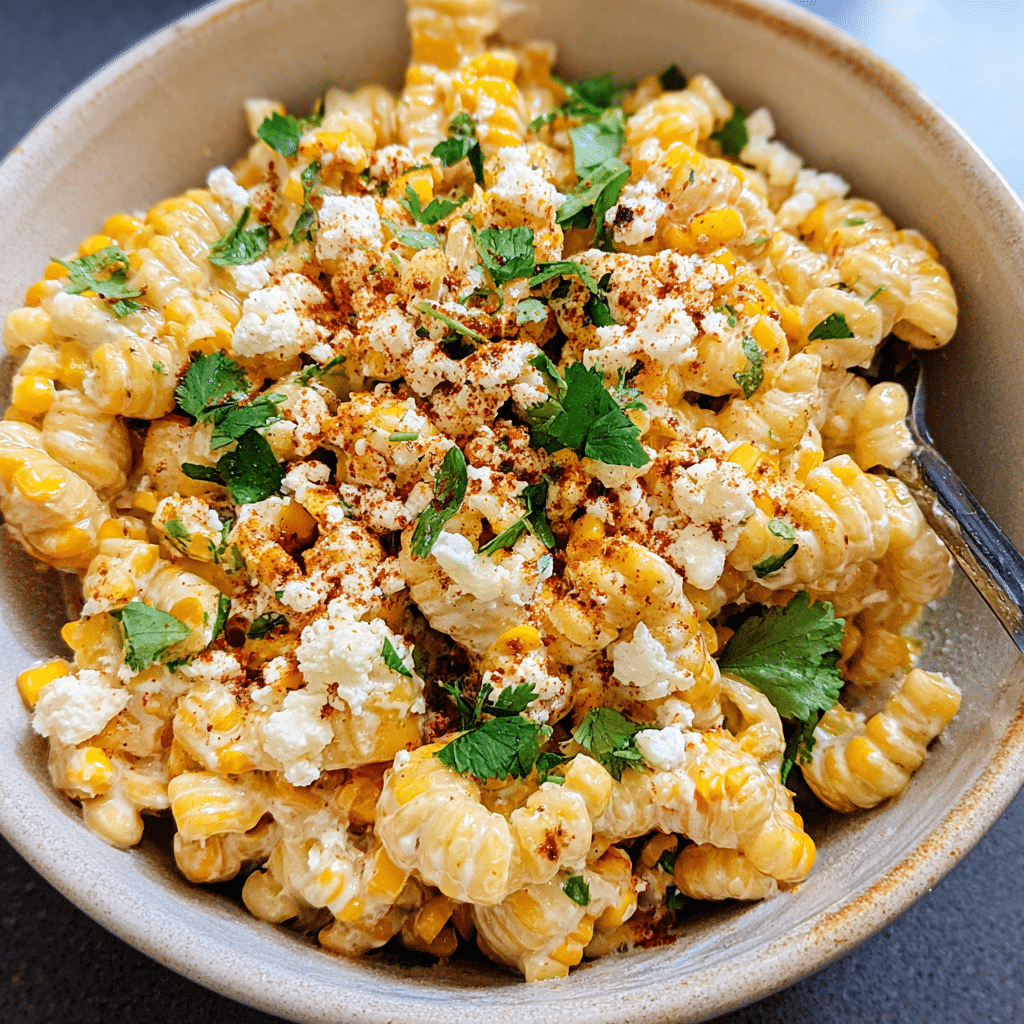 Mexican Street Corn Pasta Salad