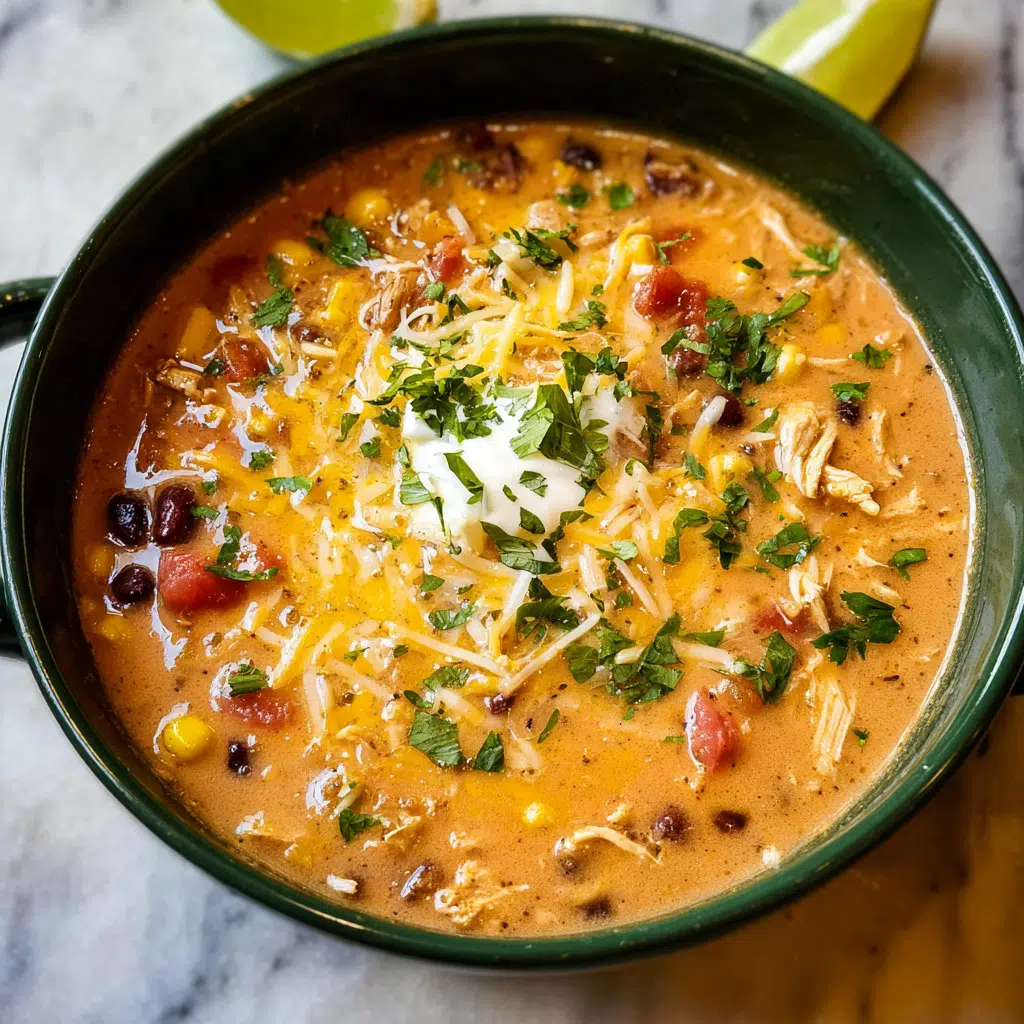 Chicken taco soup