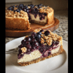 Blueberry Crumble Cheesecake Recipe