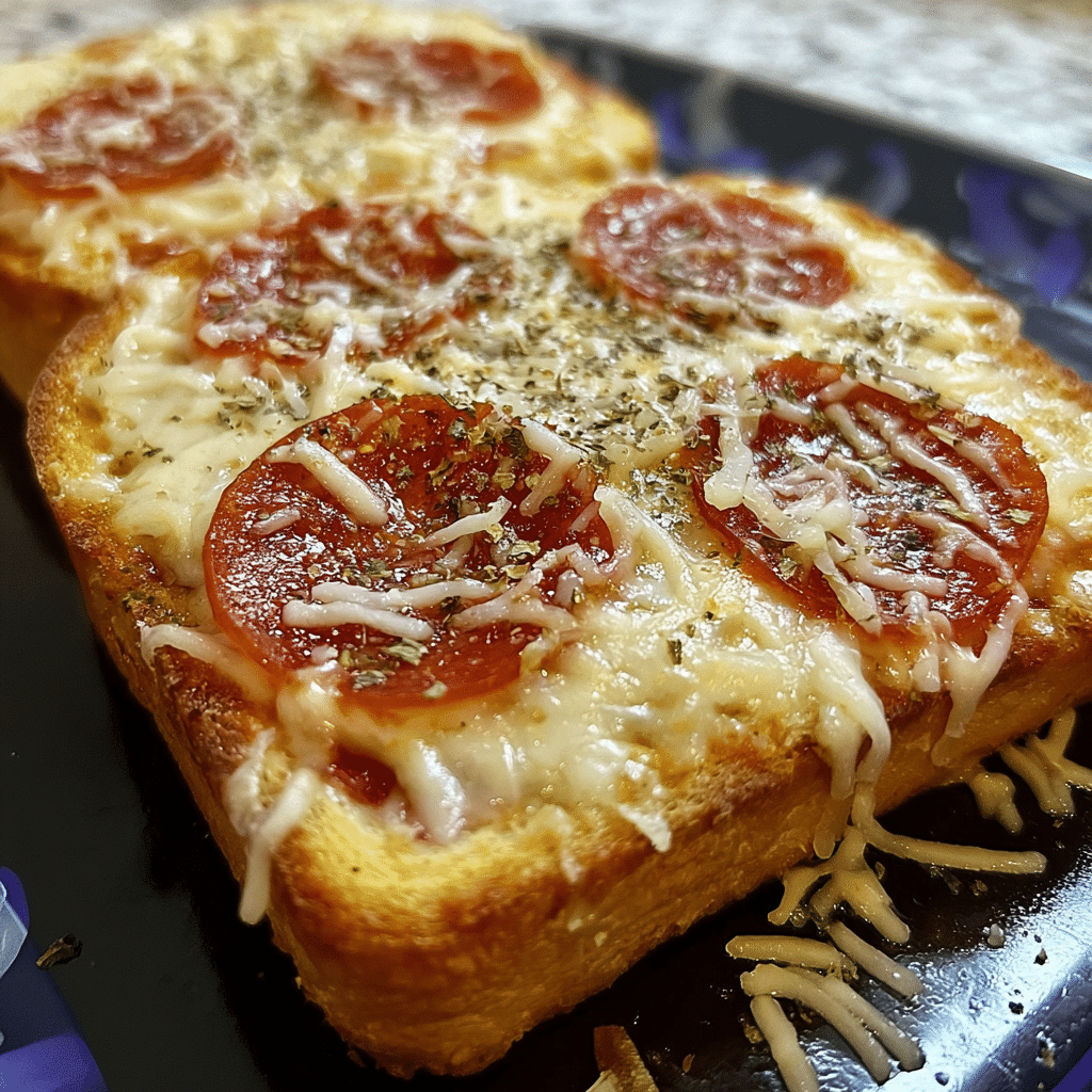 Air fryer pizza toast